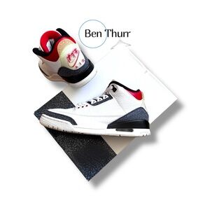 Size 8 - Jordan 3 CO.JP Fire Red Denim